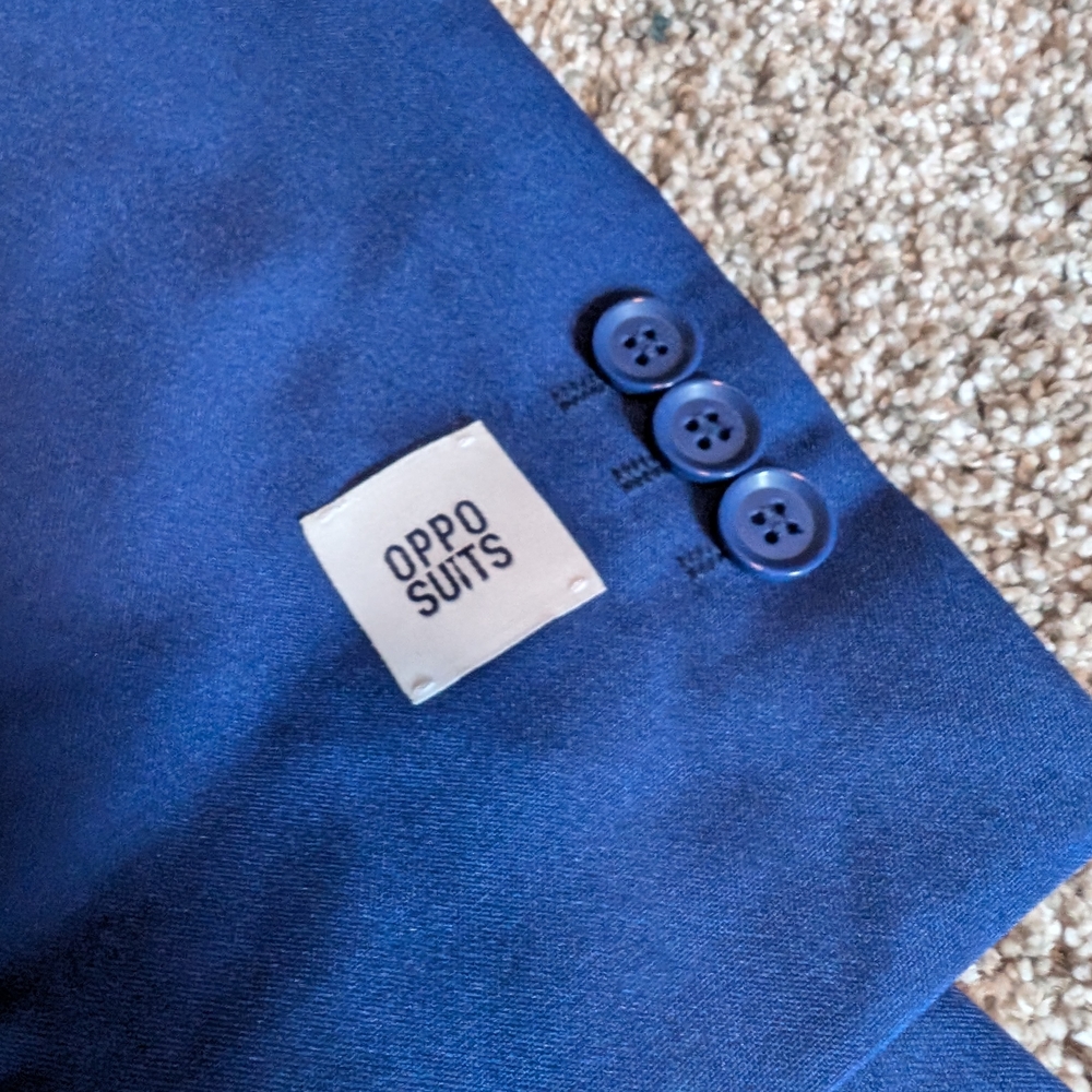 OppoSuits Navy Blue Boys' Suit - Picture 8 of 11